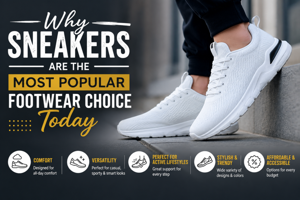 Why Sneakers Are the Most Popular Footwear Choice Today