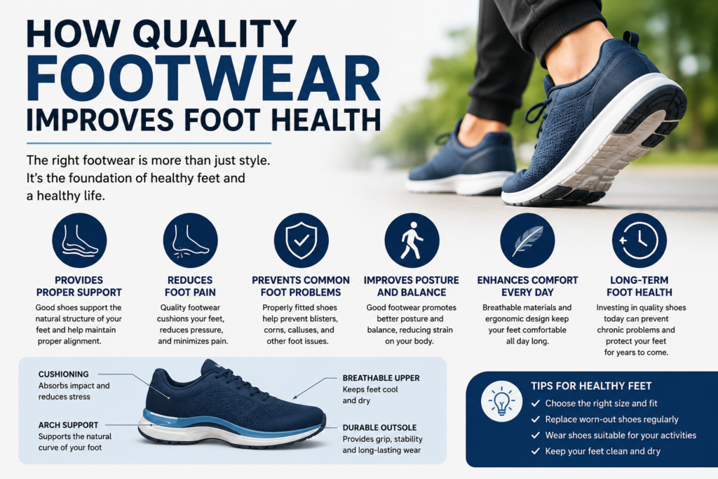 How Quality Footwear Improves Foot Health